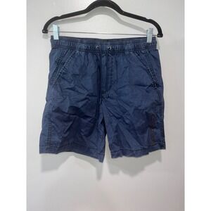VRST Men's Small 7" Inseam Stretch Shorts Navy Blue Cotton & Polyester